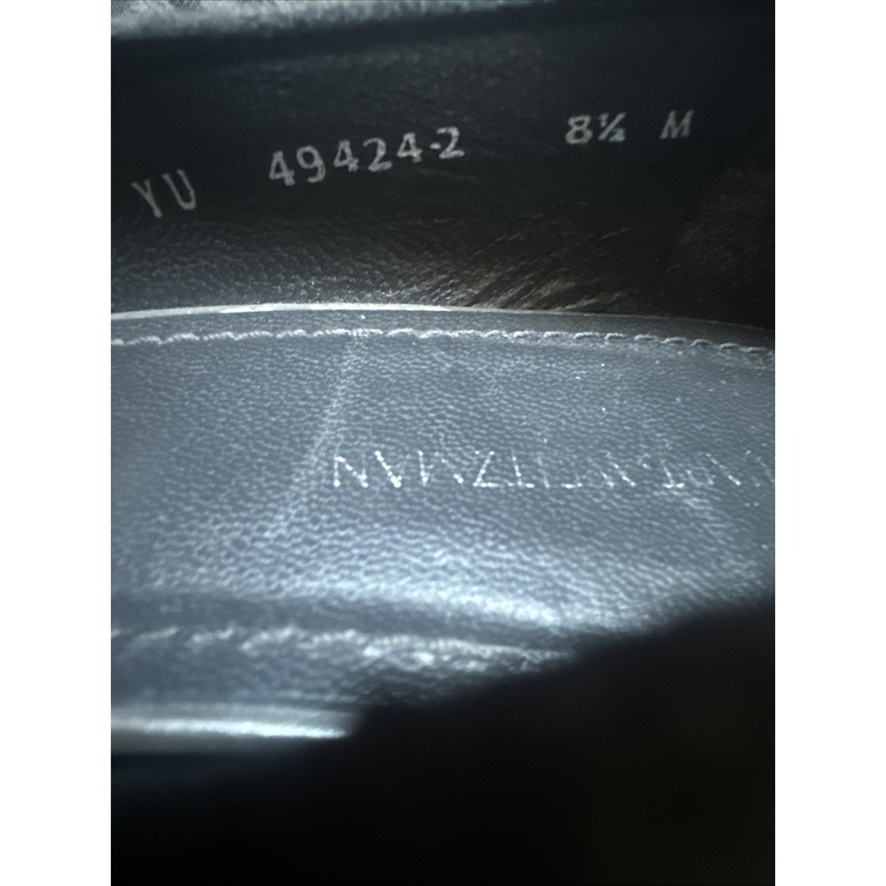Stuart Weitzman Marmid Kitten Block Heel Gray Suede Size 8.5 Office Corporate - Picture 6 of 6
